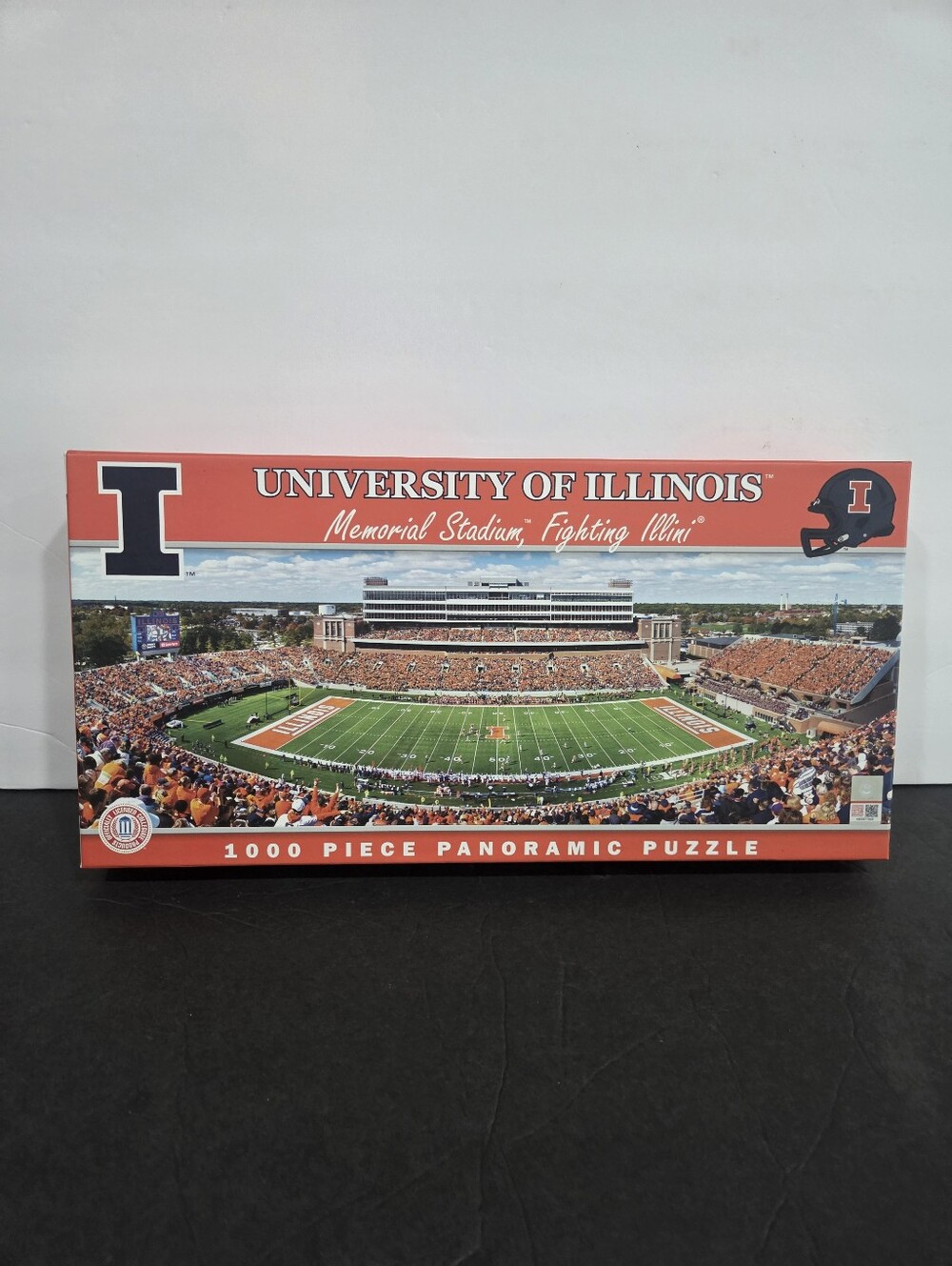 NWOT University Of Illinois Memorial Stadium 1000-Piece Panoramic Puzzle 39×13in